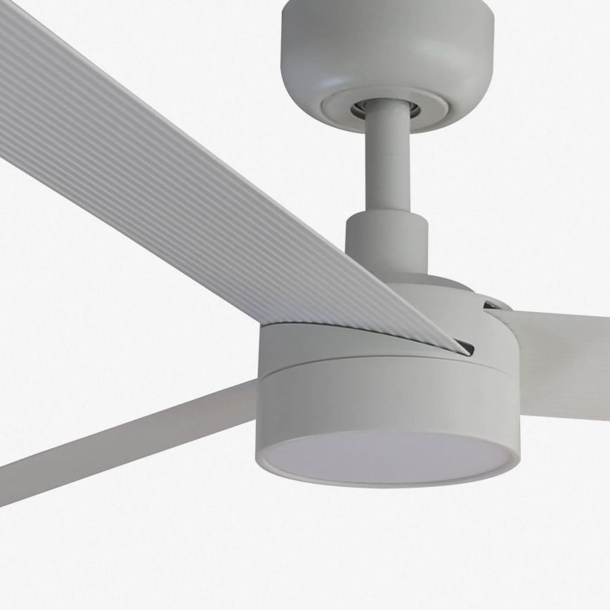 FARO 34290-1TW - Ventilatore a LED dimmerabile CRUISER LED/20W/230V 2700/3000/4000K Ø 132 cm bianco + telecomando