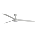 FARO 34292WT1S - Ventilatore da soffitto LED dimmerabile CRUISER XL LED/18W/230V 2700/3000/4000K Ø 160 cm bianco Wi-Fi Tuya + telecomando