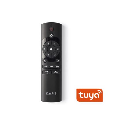 FARO 34292WT1S - Ventilatore da soffitto LED dimmerabile CRUISER XL LED/18W/230V 2700/3000/4000K Ø 160 cm bianco Wi-Fi Tuya + telecomando