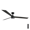 FARO 34293-1TW - Ventilatore da soffitto LED dimmerabile CRUISER XL LED/18W/230V 2700/3000/4000K Ø 160 cm nero + telecomando
