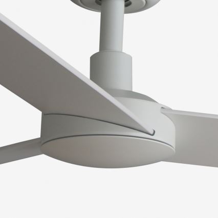 FARO 34297WT - Ventilatore da soffitto RUDDER L bianco/beige diametro 132 cm Wi-Fi Tuya + telecomando