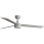 FARO 34297WT1S - Ventilatore da soffitto LED dimmerabile RUDDER L LED/18W/230V 2700/3000/4000K Ø 132 cm beige/bianco Wi-Fi Tuya + telecomando incluso