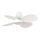 FARO 34315SWT - Ventilatore a soffitto dimmerabile KLOVER S LED/20W/230V 2700/3000/4000K Ø 80 cm bianco Wi-Fi Tuya + telecomando