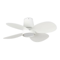 FARO 34315WT - Ventilatore da soffitto dimmerabile a LED KLOVER TUB S LED/20W/230V 2700/4000/6500K bianco d 80 cm Wi-Fi Tuya + telecomando