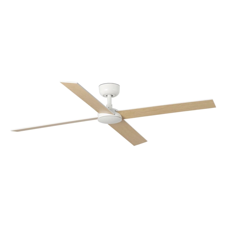 FARO 34355 - Ventilatore da soffitto RUDDER L beige/bianco diametro 132 cm + telecomando