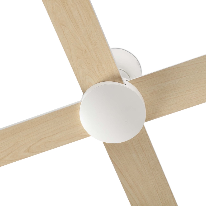 FARO 34355 - Ventilatore da soffitto RUDDER L beige/bianco diametro 132 cm + telecomando