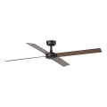 FARO 34356 - Ventilatore da soffitto RUDDER L marrone/nero diametro 132 cm + telecomando