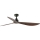 FARO 34362WT - Ventilatore a soffitto OUTWOOD L marrone/nero 150 cm Wi-Fi Tuya IP44 + telecomando