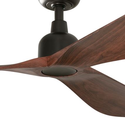 FARO 34362WT - Ventilatore a soffitto OUTWOOD L marrone/nero 150 cm Wi-Fi Tuya IP44 + telecomando