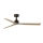 FARO 34371WT - Ventilatore da soffitto MARINE M diam. 125 cm marrone/nero IP44 Wi‑Fi Tuya + telecomando
