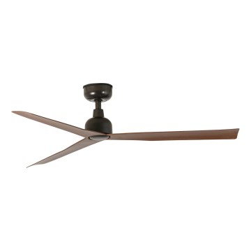FARO 34372 - Ventilatore a soffitto MARINE M Ø 125 cm marrone/nero IP44 + telecomando