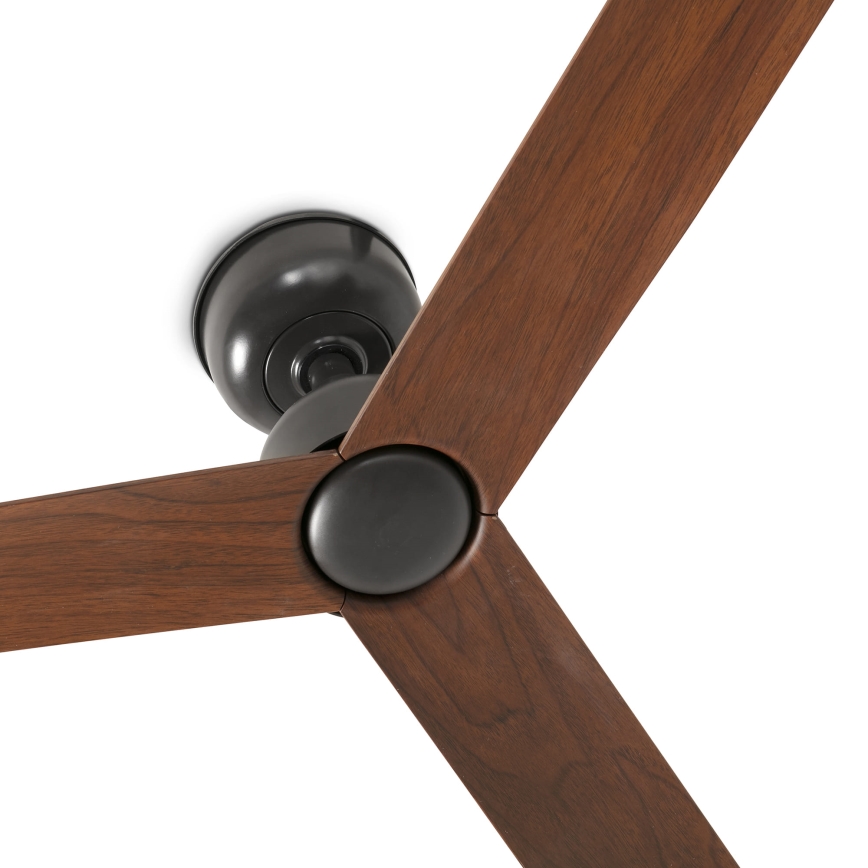 FARO 34372 - Ventilatore a soffitto MARINE M Ø 125 cm marrone/nero IP44 + telecomando