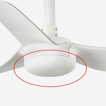 FARO 3R773 - Calotta di ricambio per ventilatore MINI PUNT Ø 12 cm bianca