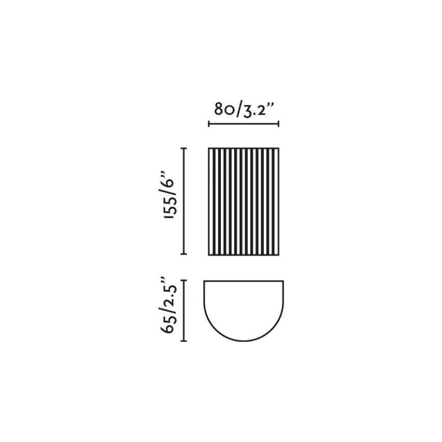FARO 40543 - Applique SOLE 2xGU10/8W/230V nero ondulato arrotondato