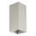 FARO 40567 - Applique SOLE 2xGU10/8W/230V grigio ondulato quadrato