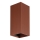 FARO 40568 - Applique SOLE 2xGU10/8W/230V color mattone ondulato quadrato