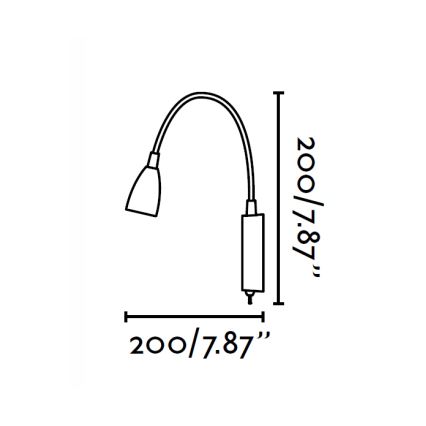 FARO 41020 - Applique LOKE LED/3W/230V