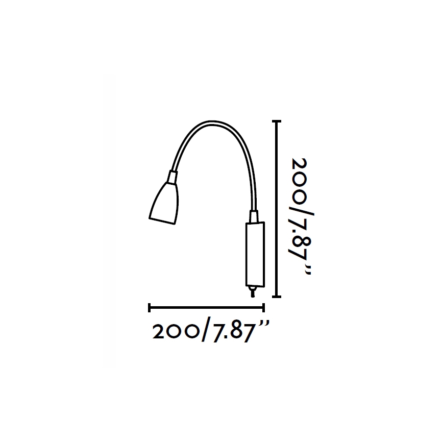 FARO 41020 - Applique LOKE LED/3W/230V