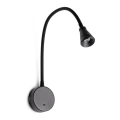 FARO 41030 - Lampada flessibile LED BEL LED/3W/230V nera