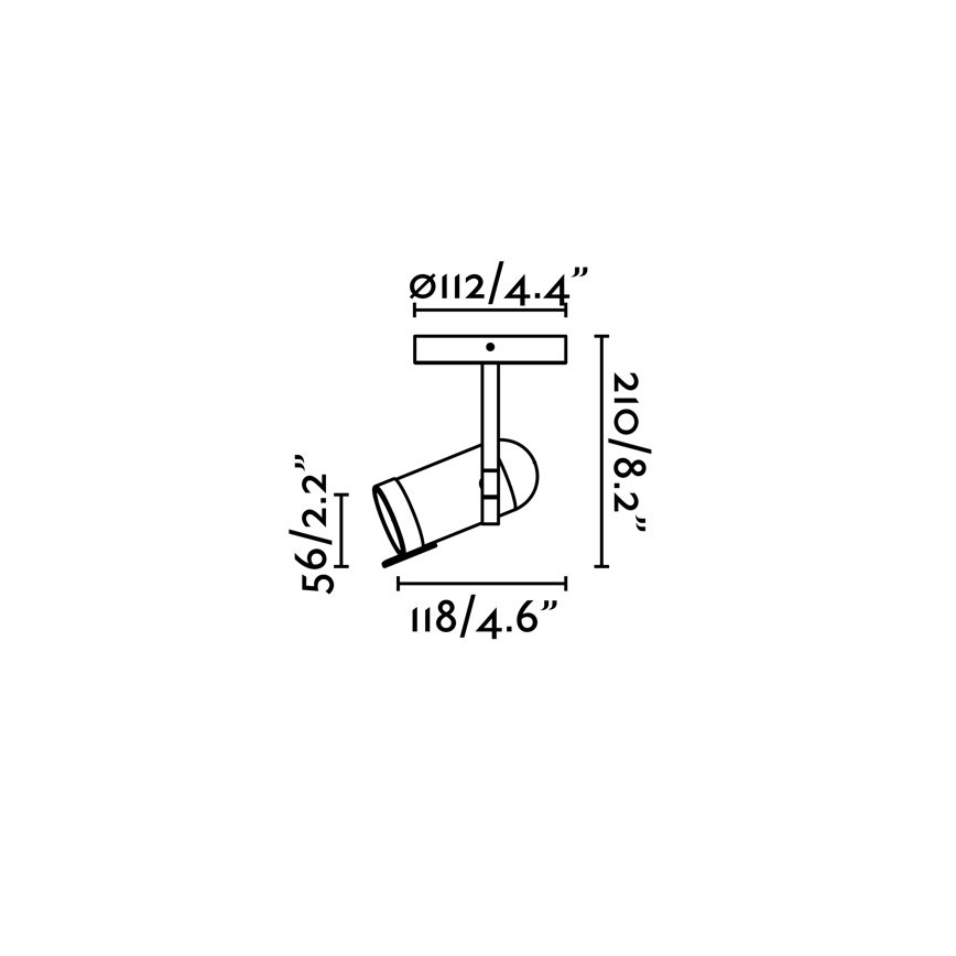 Faro 43529 - Luce Spot ORLEANS 1xGU10/8W/230V bianco