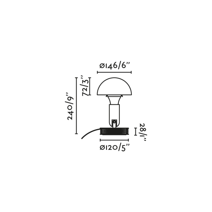FARO 56100 - Lampada da tavolo con morsetto 2in1 BELA 1xE27/15W/230V nero