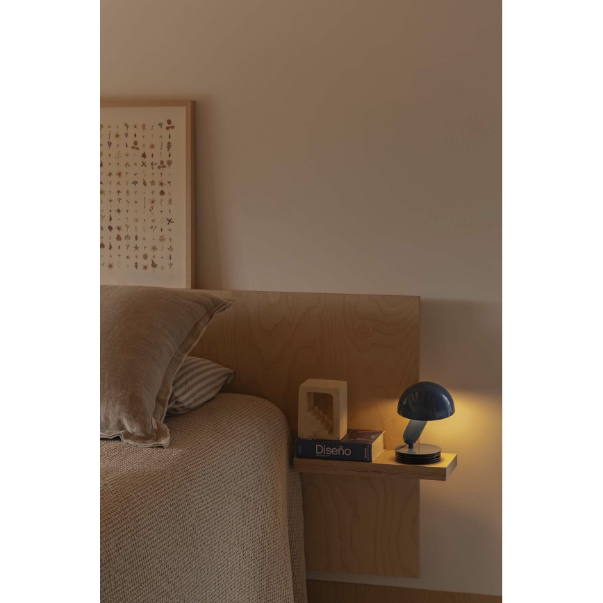 FARO 56102 - Lampada da tavolo con morsetto 2in1 BELA 1xE27/15W/230V blu
