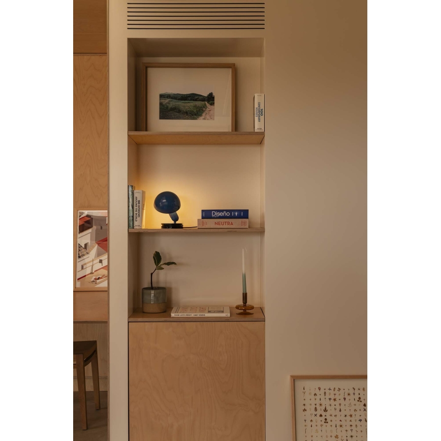 FARO 56102 - Lampada da tavolo con morsetto 2in1 BELA 1xE27/15W/230V blu