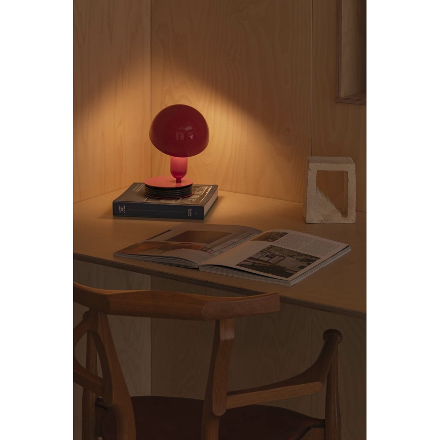 FARO 56103 - Lampada da tavolo con morsetto 2in1 BELA 1xE27/15W/230V rosso