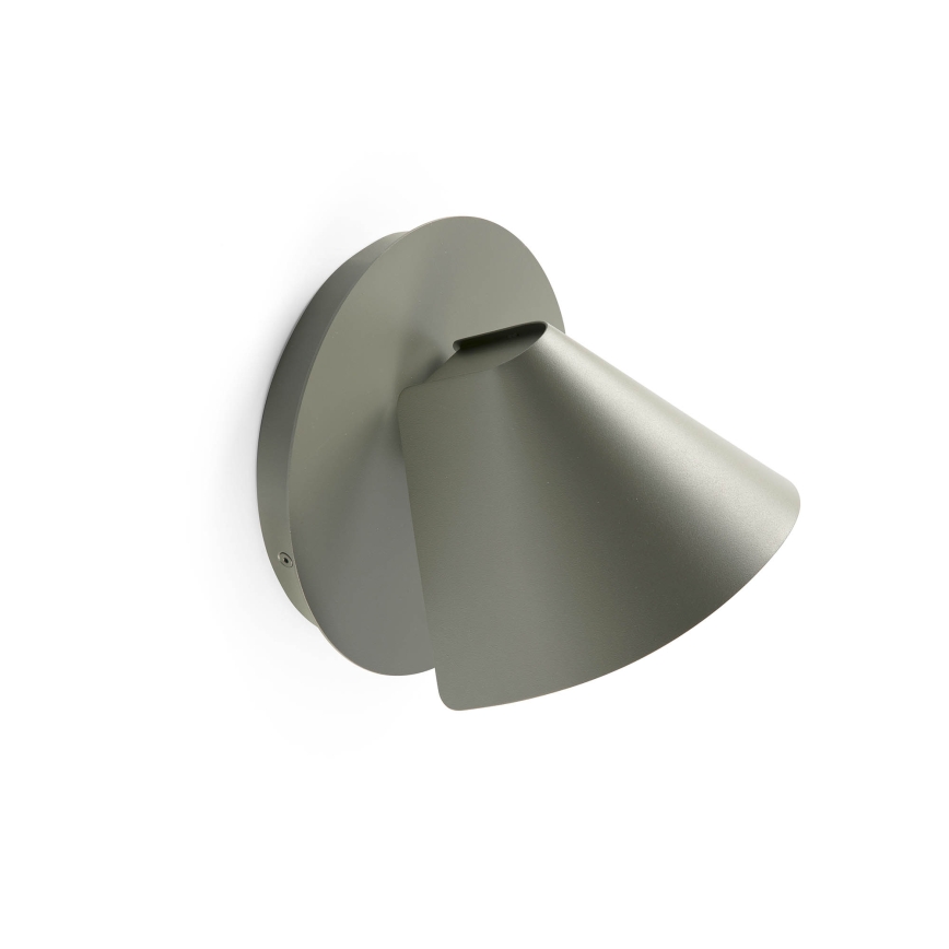 FARO 62356 - Faretto da parete orientabile NOON 1xE27/15W/230V verde