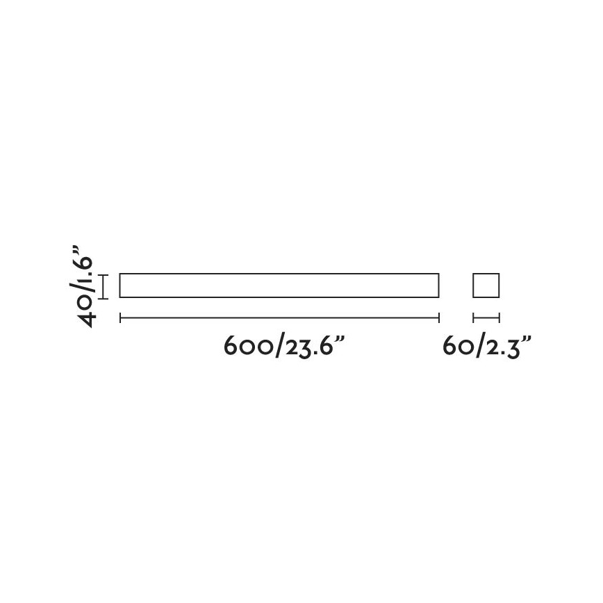FARO 63316 - Lampada LED per specchio da bagno NILO-1 LED/12W/230V IP44 nero
