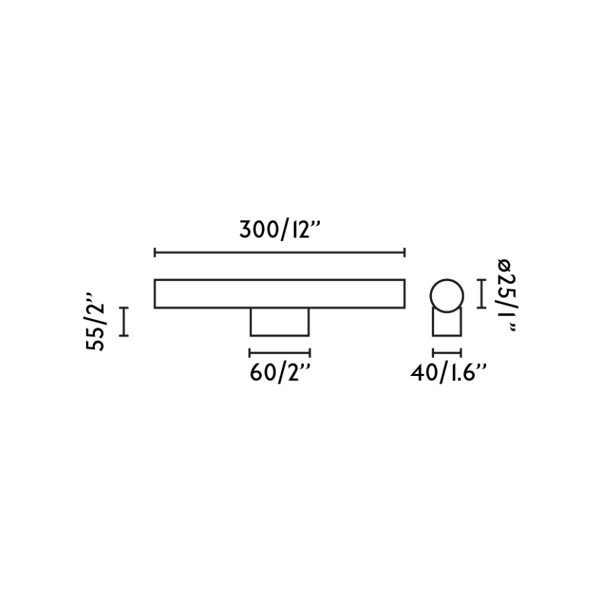FARO 63548 - Illuminazione a LED per specchi da bagno CALMA LED/5W/230V IP44 oro