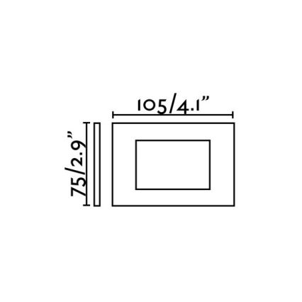 FARO 70163 - Lampada LED da incasso per esterno SPARK-1 LED/5W/230V IP65