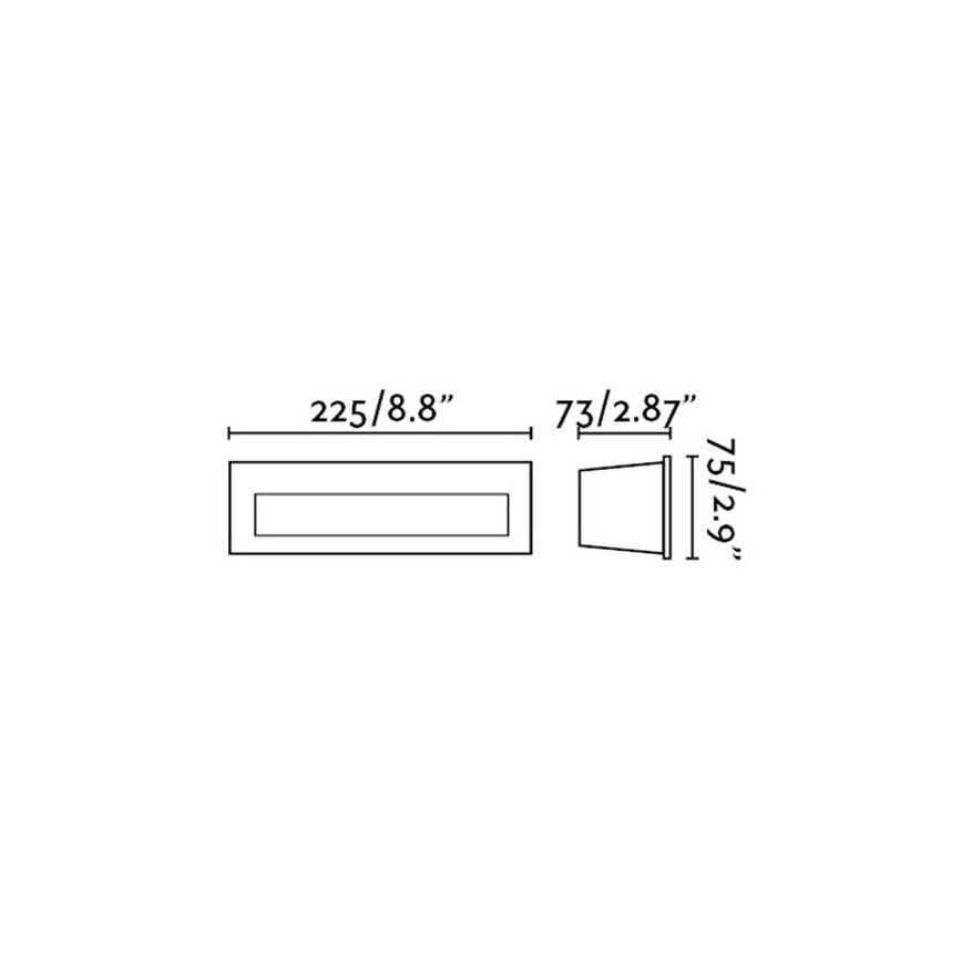 FARO 70271 - Lampada LED da incasso per esterni NAT LED/8W/230V IP65 bianca
