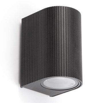 FARO 70322 - Applique da esterno ESTELA 1xGU10/5W/230V IP65 nero
