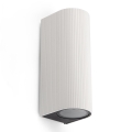 FARO 70328 - Applique da esterno ESTELA 2xGU10/5W/230V IP65 bianca