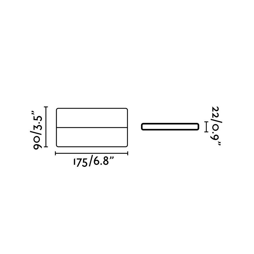FARO 70646 - Applique a LED da esterno ADAY-2 LED/12W/230V IP54