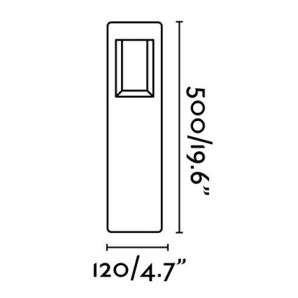 FARO 71199 - Lampada LED da esterno NAYA LED/8W/230V IP54