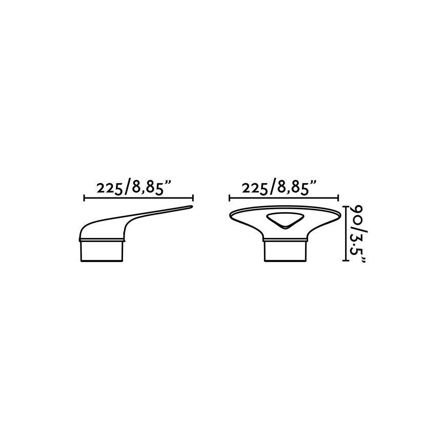 FARO 71223 - Applique a LED da esterno LOTUS LED/18W/230V IP65