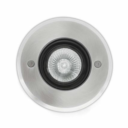 FARO 71489N - Lampada segnapasso da esterno TECNO-6  1xGU10/50W/230V IK08 IP67