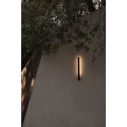 FARO 71800 - Applique da parete per esterni a LED LIME LED/6W/230V 2700/3000/4000K 60 cm CRI 90 IP65 nero