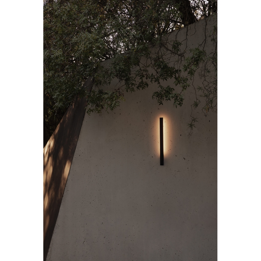 FARO 71800 - Applique da parete per esterni a LED LIME LED/6W/230V 2700/3000/4000K 60 cm CRI 90 IP65 nero