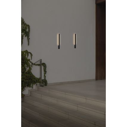 FARO 71800 - Applique da parete per esterni a LED LIME LED/6W/230V 2700/3000/4000K 60 cm CRI 90 IP65 nero