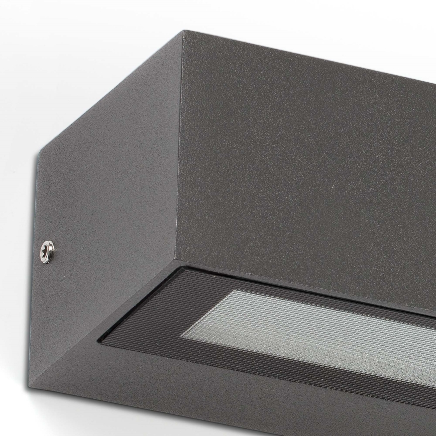 FARO 71904 - Applique LED da esterno DORO 2xLED/10W/230V IP65 antracite
