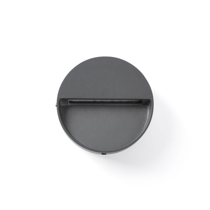 FARO 71960 - Lampada per gradini a LED DUNE LED/3W/230V 2200/2700/3200/4000K IP65 antracite rotonda