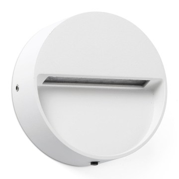 FARO 71961 - Lampada LED per scale DUNE LED/3W/230V 2200/2700/3200/4000K IP65 bianca rotonda