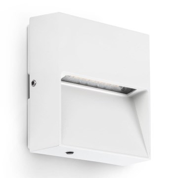 FARO 71964 - Lampada LED per scale DUNE LED/3W/230V 2200/2700/3200/4000K IP65 bianco, quadrata
