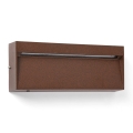 FARO 71968 - Lampada LED per scale DUNE, 6W, 230V, 2200/2700/3200/4000K, IP65, marrone, rettangolare