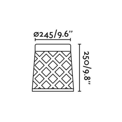 FARO 72311 - Lampada LED da esterno SHADOW LED/10W/230V IP65