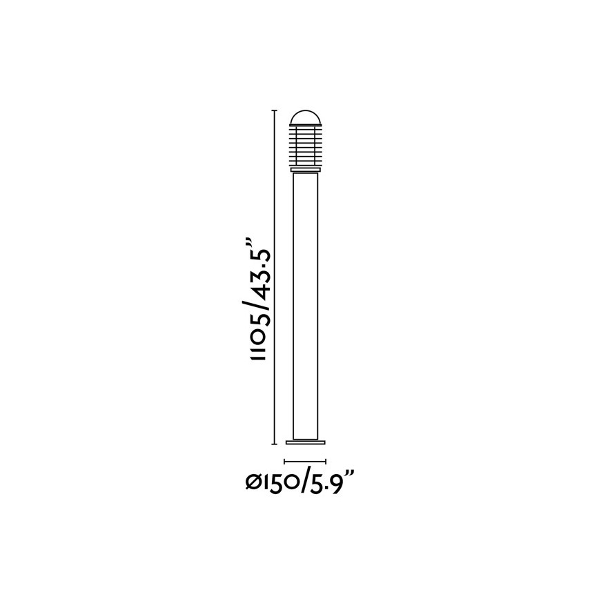 FARO 73460 - Lampada da esterno VERNO-G 1xE27/60W/230V IP44