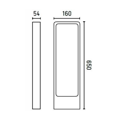 FARO 75520 - Lampada LED da esterno DAS LED/5W/230V IP54